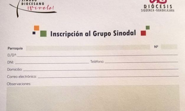 Una semana para inscribirse a los grupos sinodales